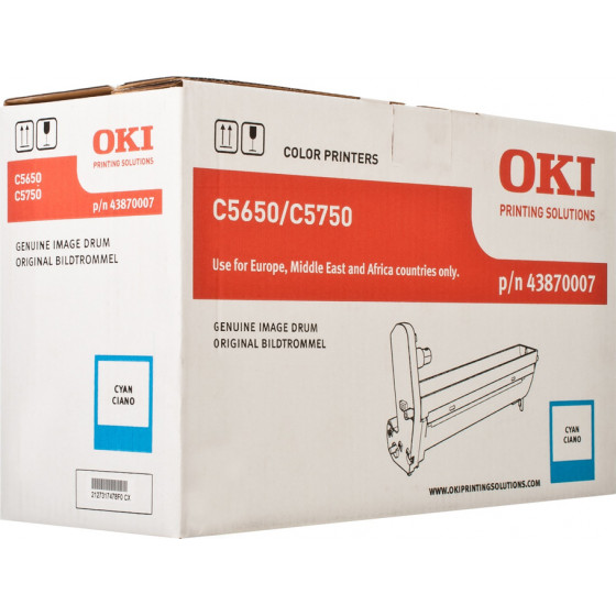 OKI 43870007 CYAN DRUM
