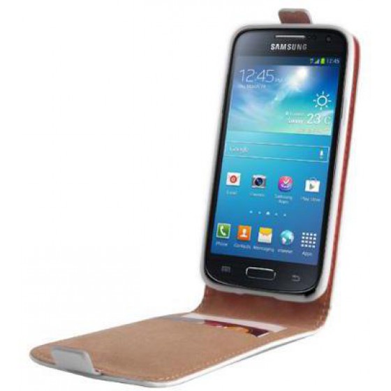 LEATHER CASE PLUS NEW ��� SAMSUNG J3(J320),2016 - WHITE