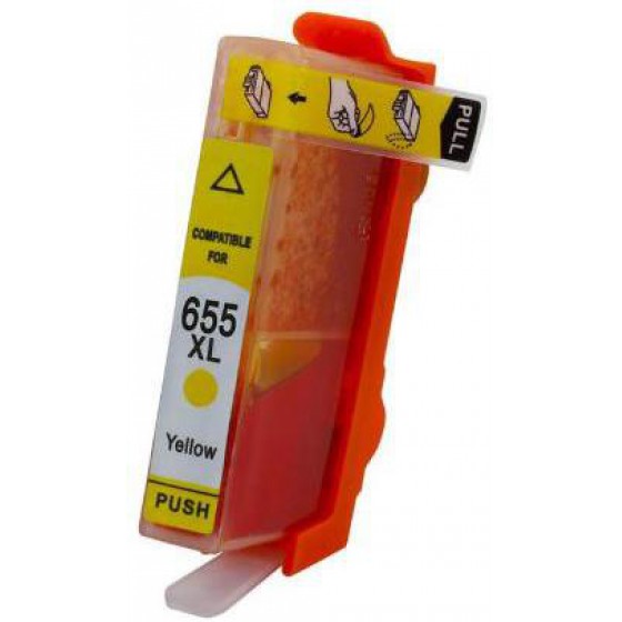 ������� INKJET ��� HP, 655, 14.6ML, YELLOW