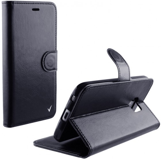 ���� LENOVO VIBE K5 LEATHER PU BOOK-STAND BLACK VOLTE-TEL