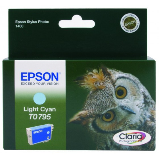 EPSON L-CYAN CL. INK CARTR C13T07954010