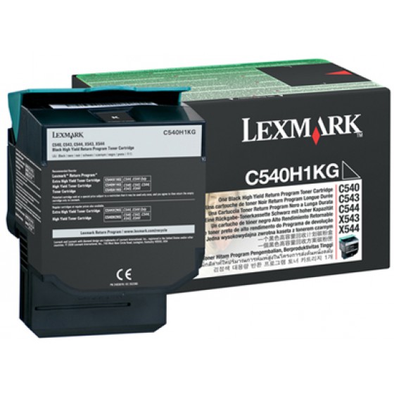 LEXMARK TONER BLACK C540N/C543DN C540H1K