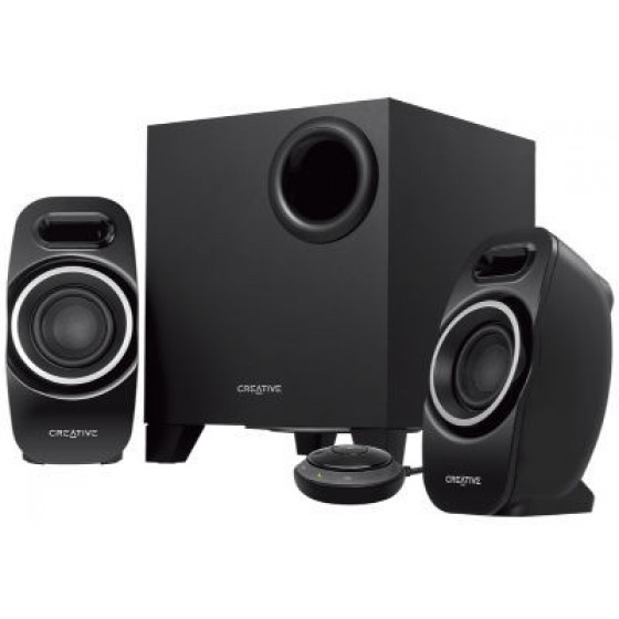 BT SPEAKERS CREATIVE T3250 2.1 BLK - (51MF0450AA000)