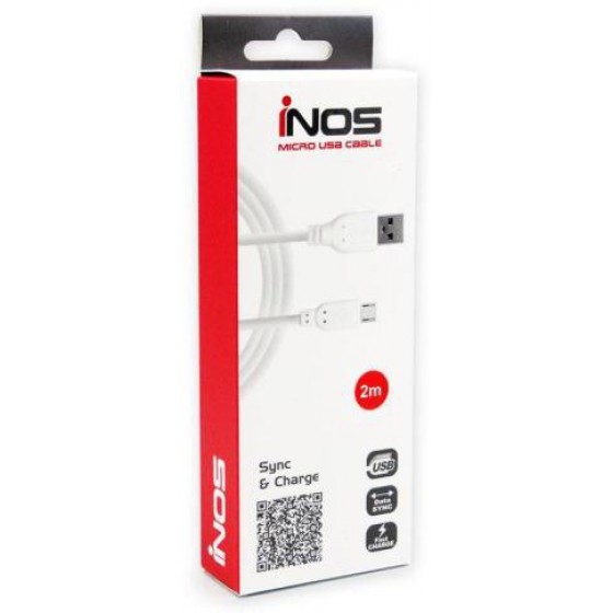 ������� �������� USB INOS MICRO USB 2M ����� - (5205598077976)