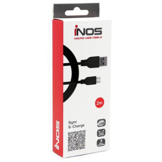 ������� �������� USB INOS MICRO USB 2M ����� - (5205598077952)