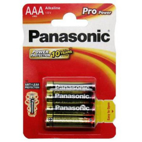 ��������� ALKALINE PRO POWER GOLD PANASONIC AAA LR03 (4 ���.)