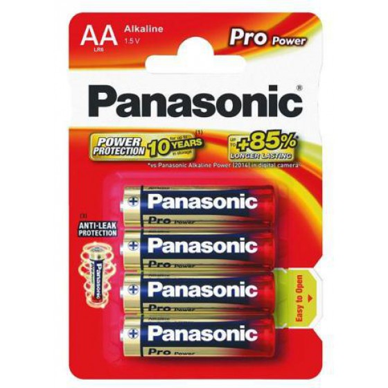 ��������� ALKALINE PRO POWER GOLD PANASONIC AA LR6 (4 ���.)