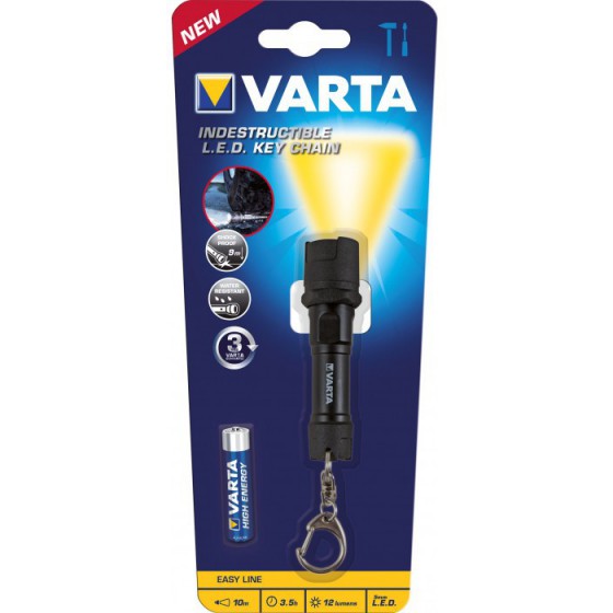 VARTA ����� INDESTRUCTIBLE FLASHLIGHT KEY CHAIN 1AAA (�����)