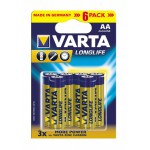 VARTA 4106 ����.6 A������� LONGLIFE AA