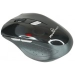 POWERTECH WIRELESS MOUSE, ������, 1600 DPI, ������ �������, BLACK - (PT-294)