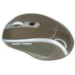 POWERTECH WIRELESS MOUSE, ������, 1600 DPI, ������ �������, BROWN - (PT-298)