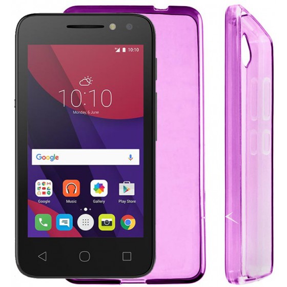 ���� ALCATEL PIXI 4 4 4034D SLIMCOLOR TPU PINK VOLTE-TEL