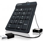 KEYSONIC ACK-118BK NUMERIC KEYPAD SILICONE BLACK USB