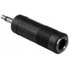 POWERTECH ADAPTER MONO 3.5MM M/F 6.35MM - NIKEL, 5 ��� - (CAB-J023)