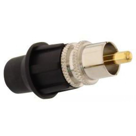 TELECOM RCA MALE UNIVERSAL CONNECTOR, WITH CAP 5 ���.
