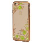 ���� TPU INOS APPLE IPHONE 6/ IPHONE 6S ELECTROPLATE FLOWERS ULTRA SLIM 0.3MM �����