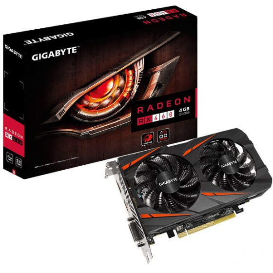 GIGABYTE VGA GV-RX460WF2OC-4GD, 4096MB, GDDR5