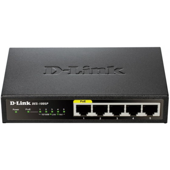 DLINK DES-1005P 5-PORTS 10/100 ONE POE