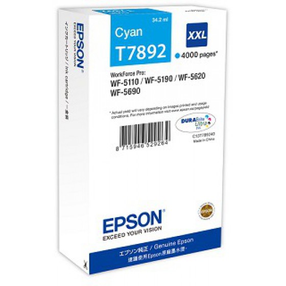 EPSON CYAN XXL CRTR WF-5XXX C13T789240