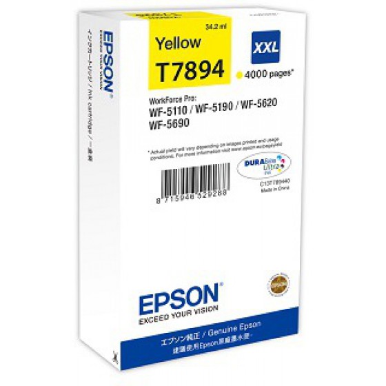 EPSON YELLOW XXL CRTR WF-5XXX C13T789440
