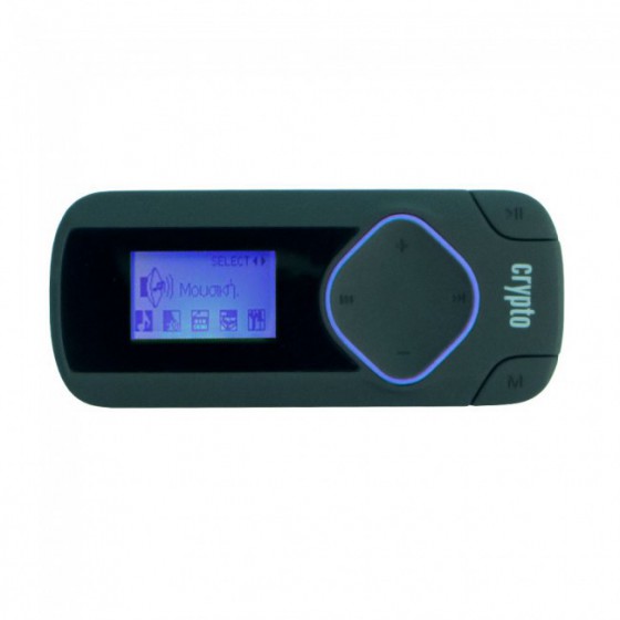 MP3 PLAYER CRYPTO MP 315 BLACK/BLUE 8GB - (W006313)