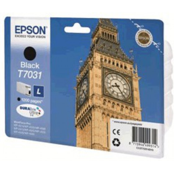 ������ EPSON INK BLACK T7031 - (C13T70314010)