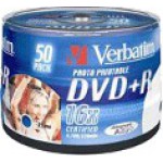 VERBATIM DVD+R 16X 120/4.7GB SP 50T 43550