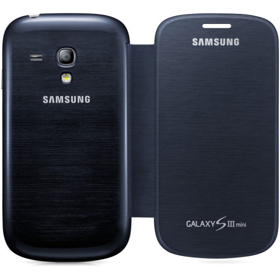 FLIP COVER SAMSUNG GALAXY S3 MINI EFC-1M7FBEBSTD BLUE ORIGINAL