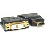 POWERTECH ADAPTER HDMI 19PIN MALE �� DVI I(DUAL LINK) 24 5 FEMALE - (CAB-H057)