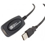 POWERTECH ������� USB 2.0V M/F �������� �� ������ ��������� �� REPEATER 25M
