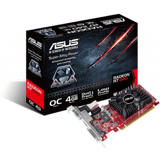 VGA AMD ASUS R7240-OC-4GD3-L - (90YV04T2-M0NA00)