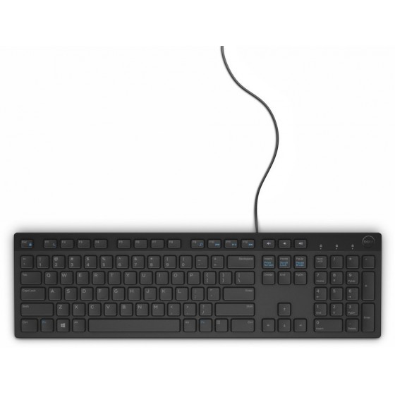 KEYBOARD DELL KB216 MULTIMEDIA - GREEK (QWERTY) - BLACK