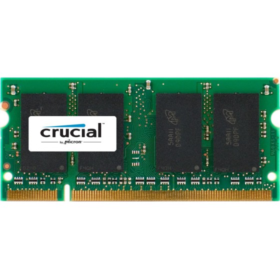 ����� CRUCIAL 1GB DDR2 667MHZ- SODIMM - (CT12864AC667)
