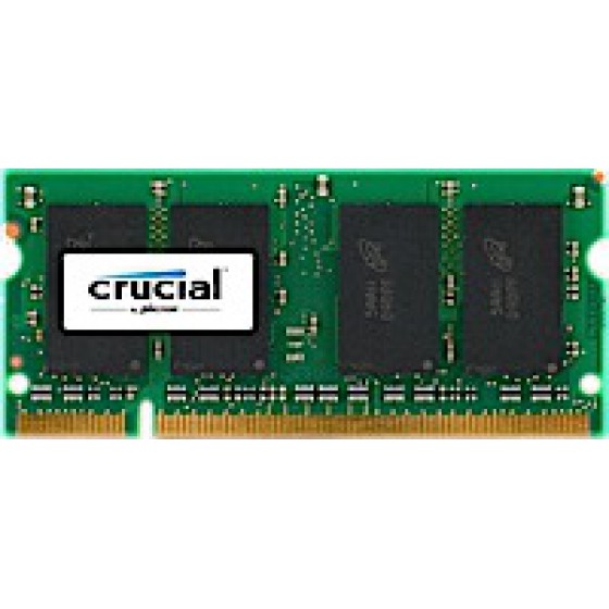 ����� CRUCIAL DDR2 2GB 667MHZ SODIMM - (CT25664AC667)