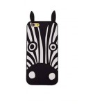 ���� SILICON 3D APPLE IPHONE 5/5S/SE ZEBRA �����