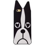���� SILICON 3D APPLE IPHONE 5/5S/SE DOG �����