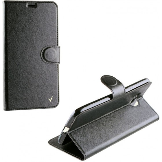 ���� HONOR 5C/7 LITE SILK LEATHER-TPU BOOK STAND BLACK VL
