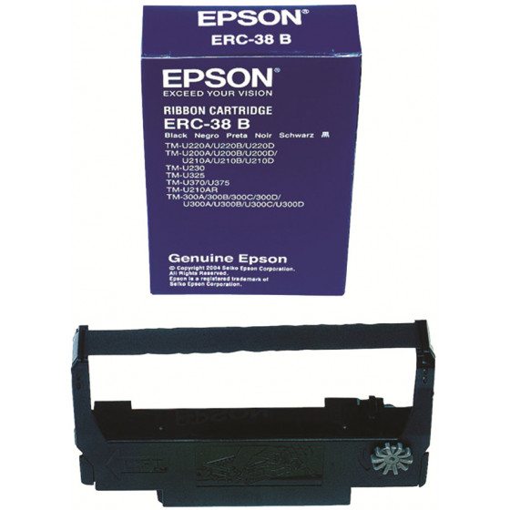 EPSON ERC-38B BLACK RIBBON - C43S015374