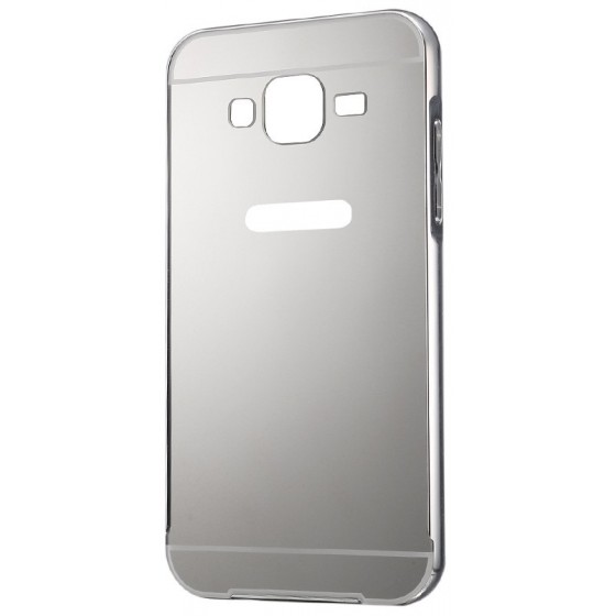 BUMPER MIRROR SAMSUNG GALAXY J5 J500F SILVER