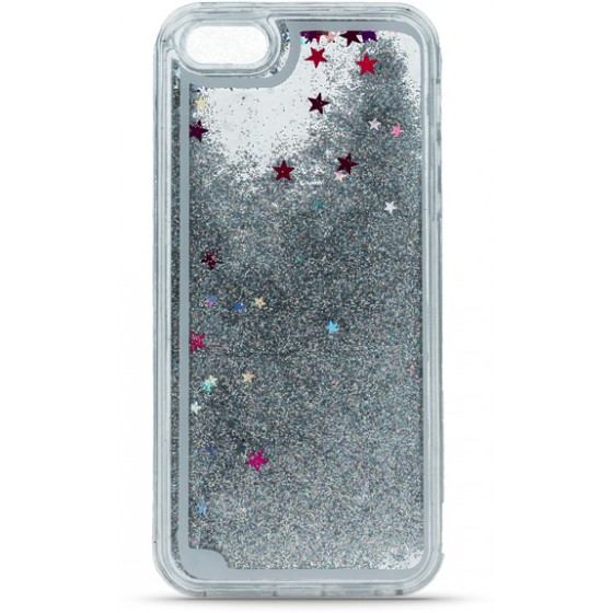 ������� ������ XCOVER LIQUID GLITTER TPU SAMSUNG GALAXY J3 2016 SILVER