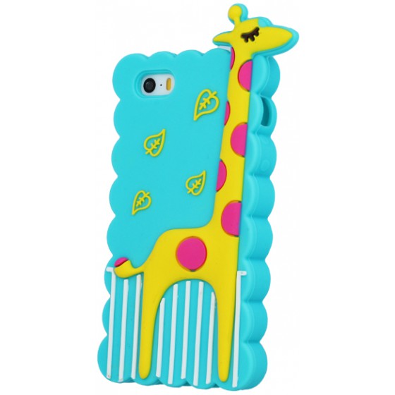 ������� ������ XCOVER SILICON 3D GIRAFFE SAMSUNG GALAXY J3 2016 BLUE