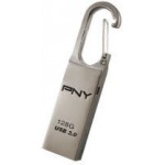 USB PNY 128G USB 3.0 LOOP ATTACHE METAL - (FDU128LOOP30-EF)