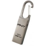 USB PNY 32GB USB 3.0 LOOP ATTACHE METAL - (FDU32GLOOP30-EF)