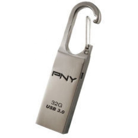 USB PNY 32GB USB 3.0 LOOP ATTACHE METAL - (FDU32GLOOP30-EF)