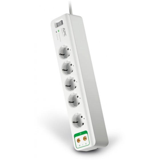 APC ESSENTIAL SURGE ARREST 5 TV - (PM5V-GR)
