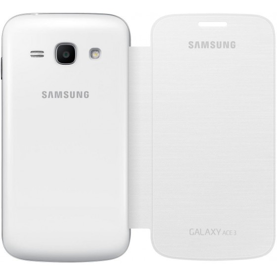 ���� FLIP COVER SAMSUNG ACE 3 EF-FS727LWEGWW WHITE ORIGINAL
