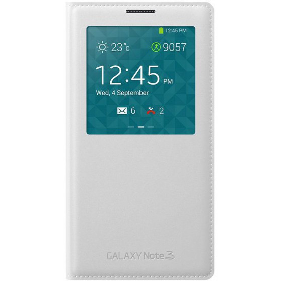 ���� SAMSUNG GALAXY NOTE 3 EF-CN900BW S-VIEW ����� ORIGINAL