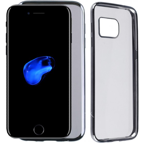 ���� IPHONE 8/7 4.7 FACEPLATE ELECTROPLATING GREY VOLTE-TEL - (5205308177774)