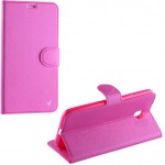 ���� IPHONE 8/7 PLUS 5.5 SILK LEATHER-TPU BOOK STAND PINK VL - (5205308178597)