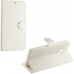 ���� IPHONE 8/7 PLUS 5.5 SILK LEATHER-TPU BOOK STAND WHITE VL